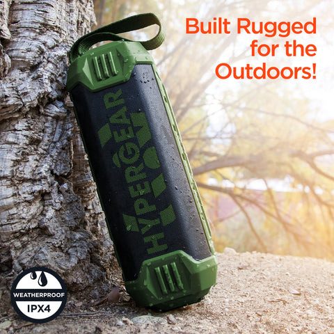 HyperGear "Quake" Ultra Rugged Weatherproof Series HD Wireless Speaker/Power Bank