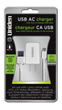 Uniden 1 Amp. USB AC Charger With Micro USB Cable.