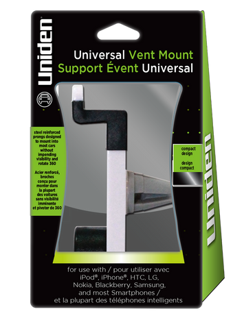 Uniden Cell Phone Vent Mount Car Holder