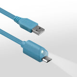 Lighted Micro USB Charge & Sync Cable with Capacitive Touch Control