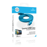 Lighted Micro USB Charge & Sync Cable with Capacitive Touch Control