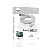 Lighted Micro USB Charge & Sync Cable with Capacitive Touch Control