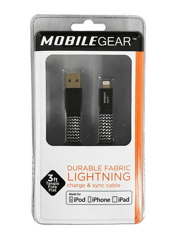 Mobile Gear Apple Lightning Sync & Charge Cable - (Patterned)