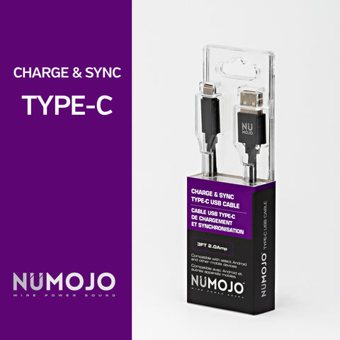 NUMOJO CHARGE & SYNC TYPE-C USB CABLE