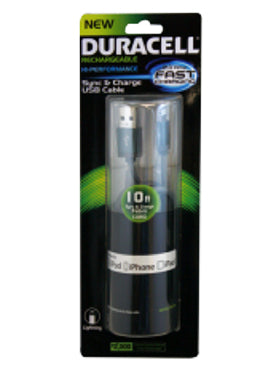 Duracell Pro 10ft. Sync & Charge Lightning Cable.