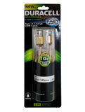 Duracell 10FT Fabric Micro USB Sync & Charger Cable with aluminum casing