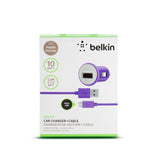 Belkin MIXIT 2.1 Amp Car Charger w/4-Foot Micro USB Charging Cable