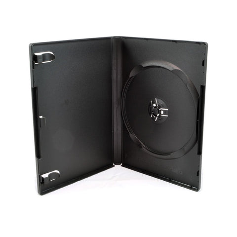 Single & Double Sleeved DVD Case Black (100 Case Pack)