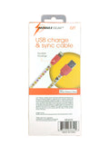 MOBILE GEAR - White EMOJI MFI 6FT CABLE - singles