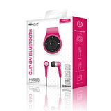 NoiseHush NS560 Clip-On Bluetooth Stereo Headset for All Tablet, Apple iPad/iPhone and Cell Phones