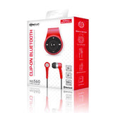 NoiseHush NS560 Clip-On Bluetooth Stereo Headset for All Tablet, Apple iPad/iPhone and Cell Phones