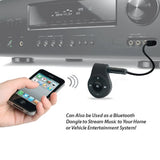 NoiseHush NS560 Clip-On Bluetooth Stereo Headset for All Tablet, Apple iPad/iPhone and Cell Phones