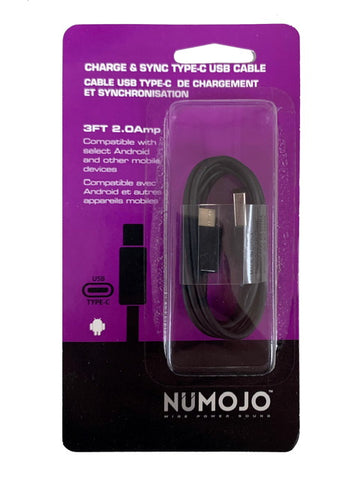 NUMOJO SYNC & CHARGE TYPE-C USB C CABLE (New Packaging)
