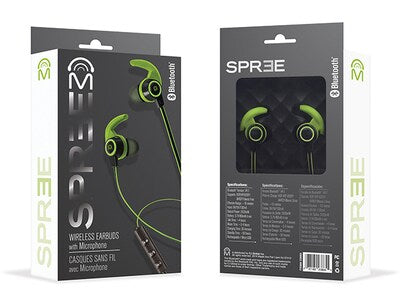 Mental Beats SPREE Wireless Earbuds (Green)